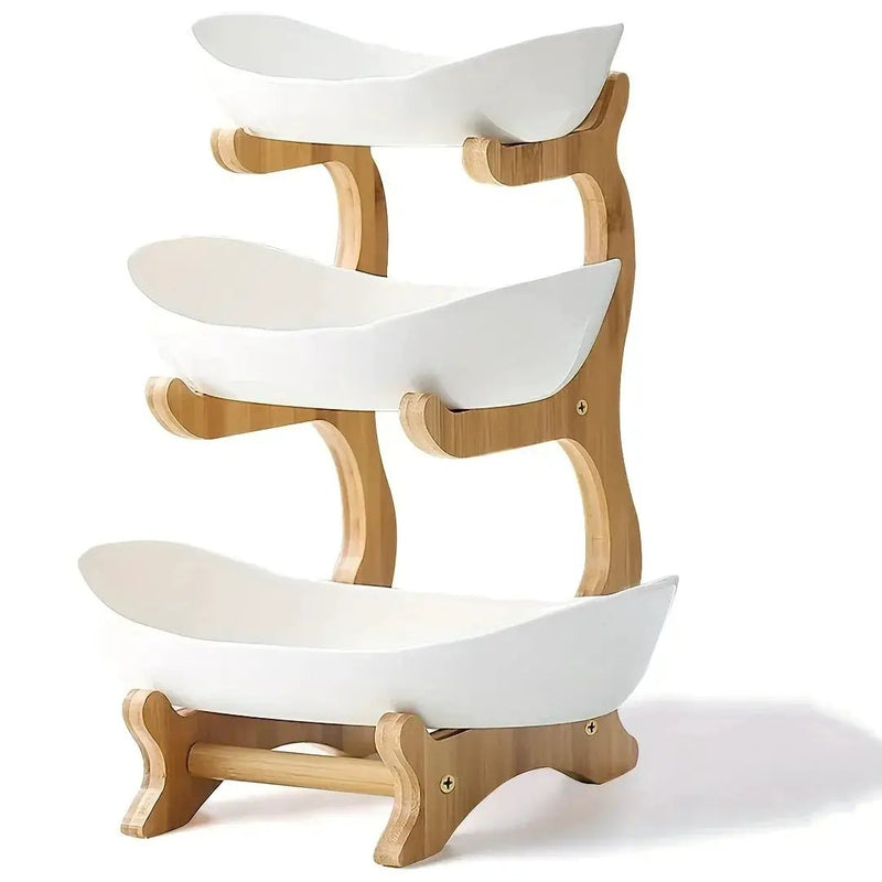 Fruit Basket - 2-Tier Wood by House Of Avana
