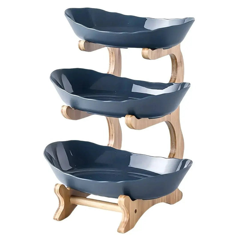 Fruit Basket - 2-Tier Wood by House Of Avana