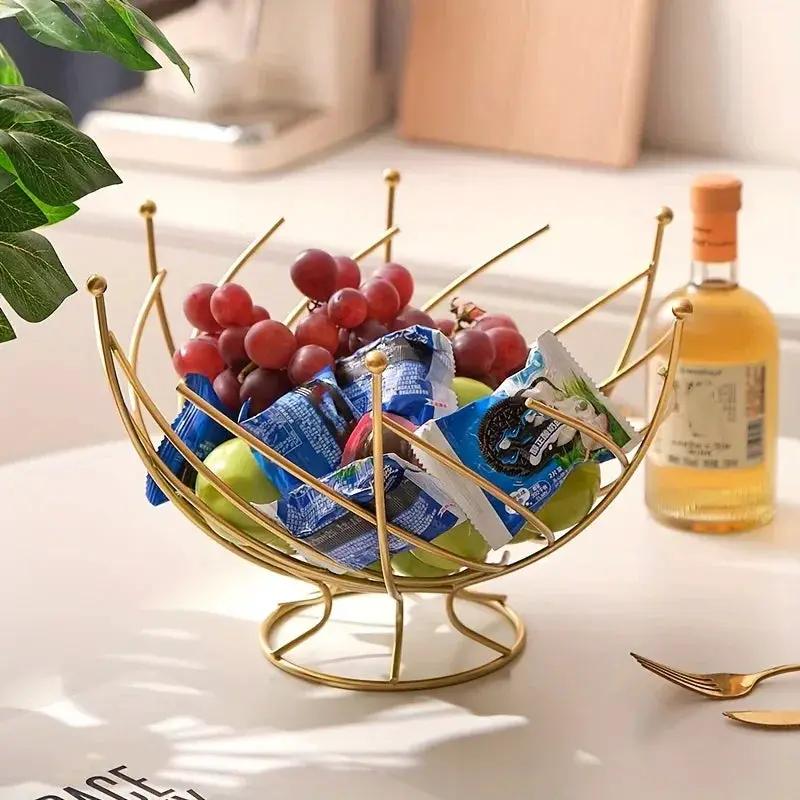 Fruit Basket - Hollow Wrought Iron by House Of Avana