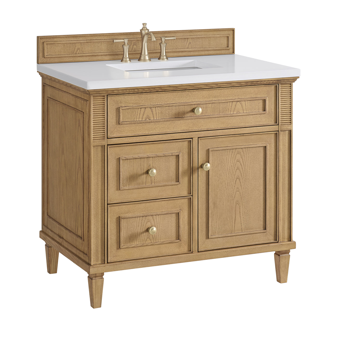 James Martin Lorelai 36" Single Bathroom Vanity, Light Natural Oak, view 18