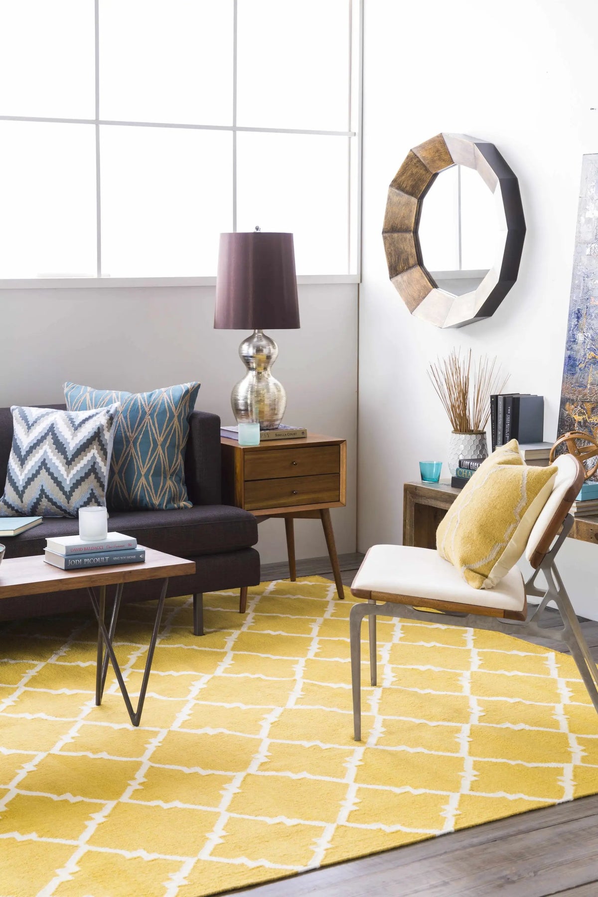 Bloomer Area Rug - Clearance, installed in a room