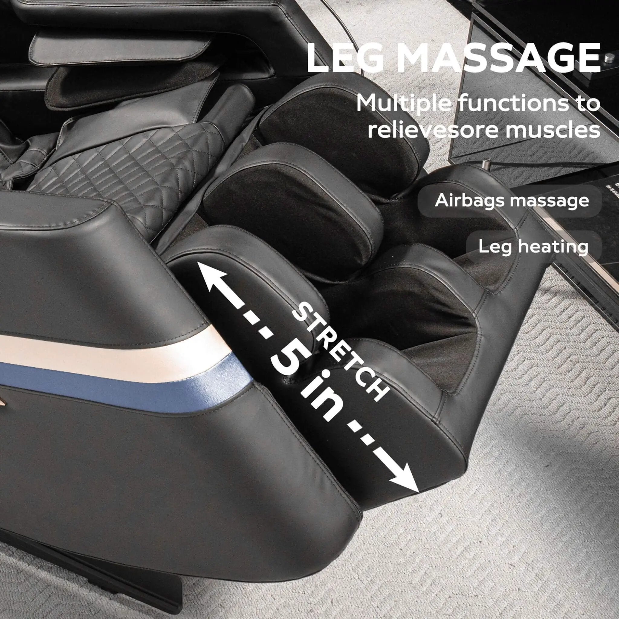 Airvana Full-Body Zero-Gravity Massage Chair Recliner With Six Massage Rollers (SAK91825) by SAKSBY WHOLESALE
