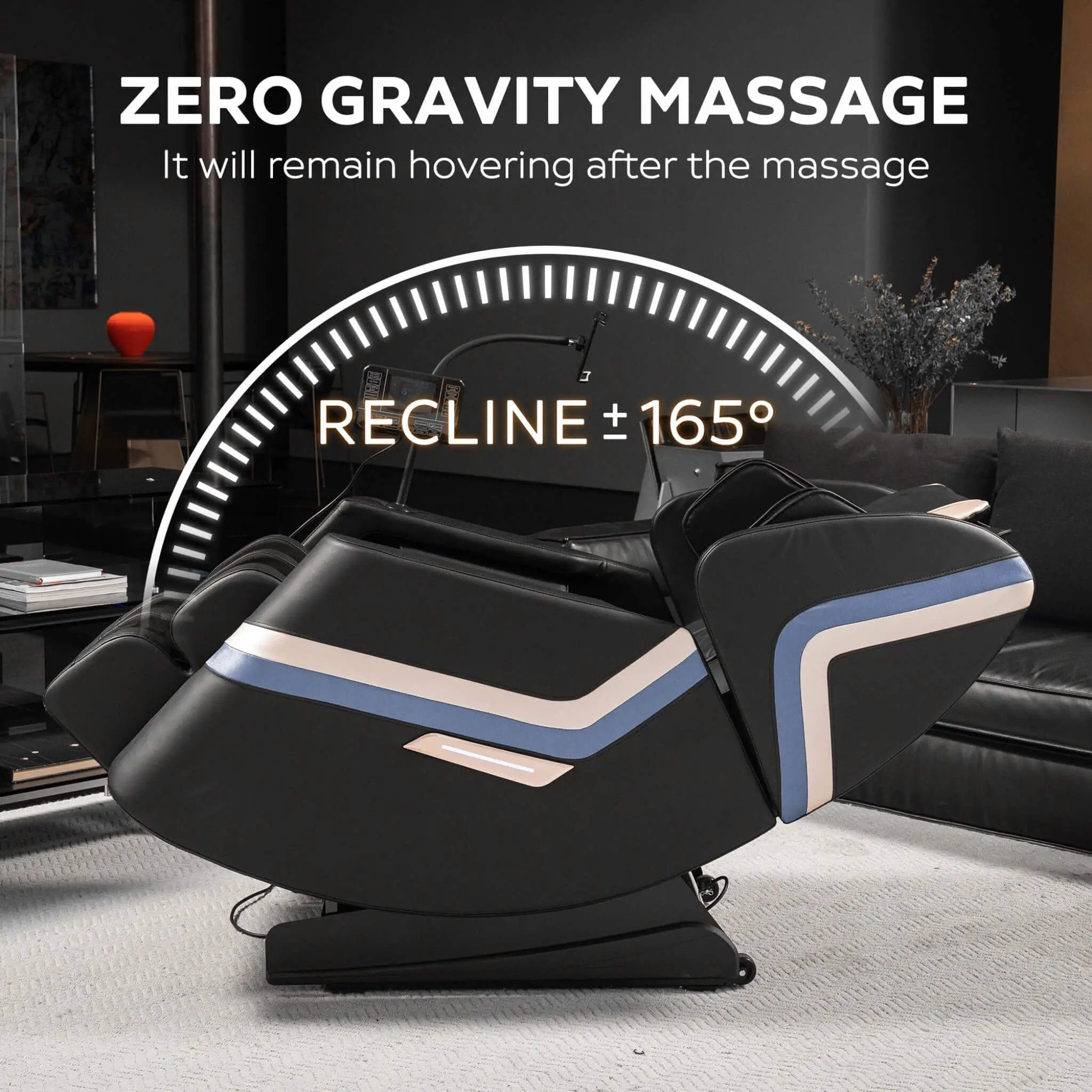 Airvana Full-Body Zero-Gravity Massage Chair Recliner With Six Massage Rollers (SAK91825) by SAKSBY WHOLESALE