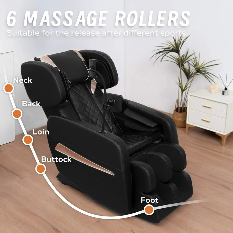 Airvana Nocturne Full-Body Zero-Gravity Massage Chair With Retractable Footrest (SAK40593) by SAKSBY WHOLESALE