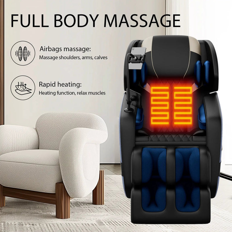 Airvana Imperium Full-Body Zero-Gravity Massage Recliner Chair With Ambient Lighting (SAK34591) by SAKSBY WHOLESALE