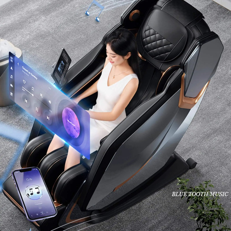Airvana Nova Full-Body Zero-Gravity Shiatsu Massage Chair With Heat And Voice Control (SAK49206) by SAKSBY WHOLESALE