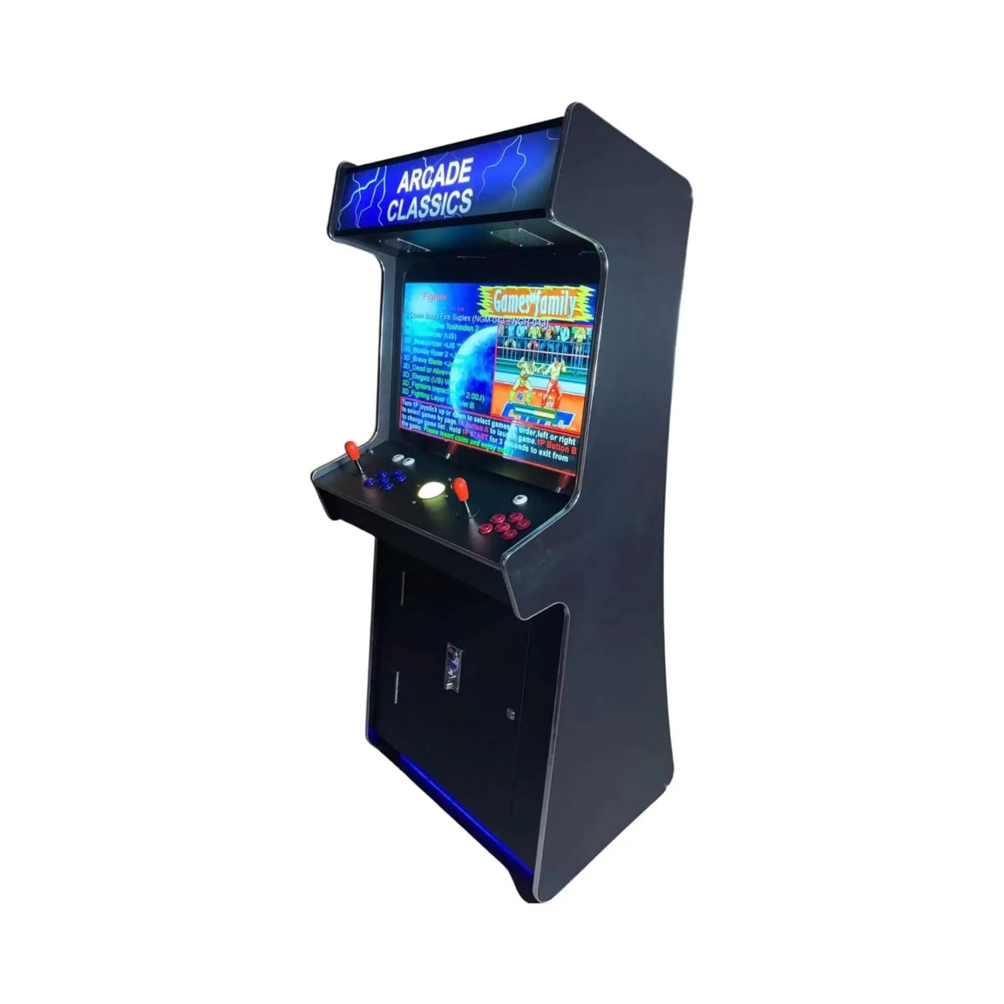 Full-Size Commercial-Grade 2-Player Upright Standup Arcade Machine With 4500 Classic Games And 2 Shooting Guns (SAK23984) by SAKSBY WHOLESALE