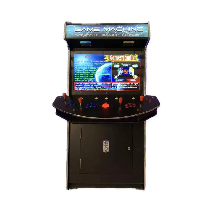 Full-Size Commercial-Grade 4-Player Upright Standup Arcade Machine With 4600 Classic Games (SAK47061) by SAKSBY WHOLESALE