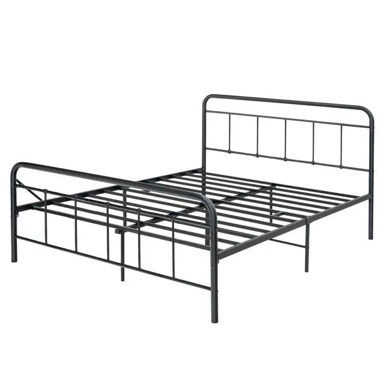 Heavy Duty Metal Platform Bed Frame with Headboard by DirectDeals