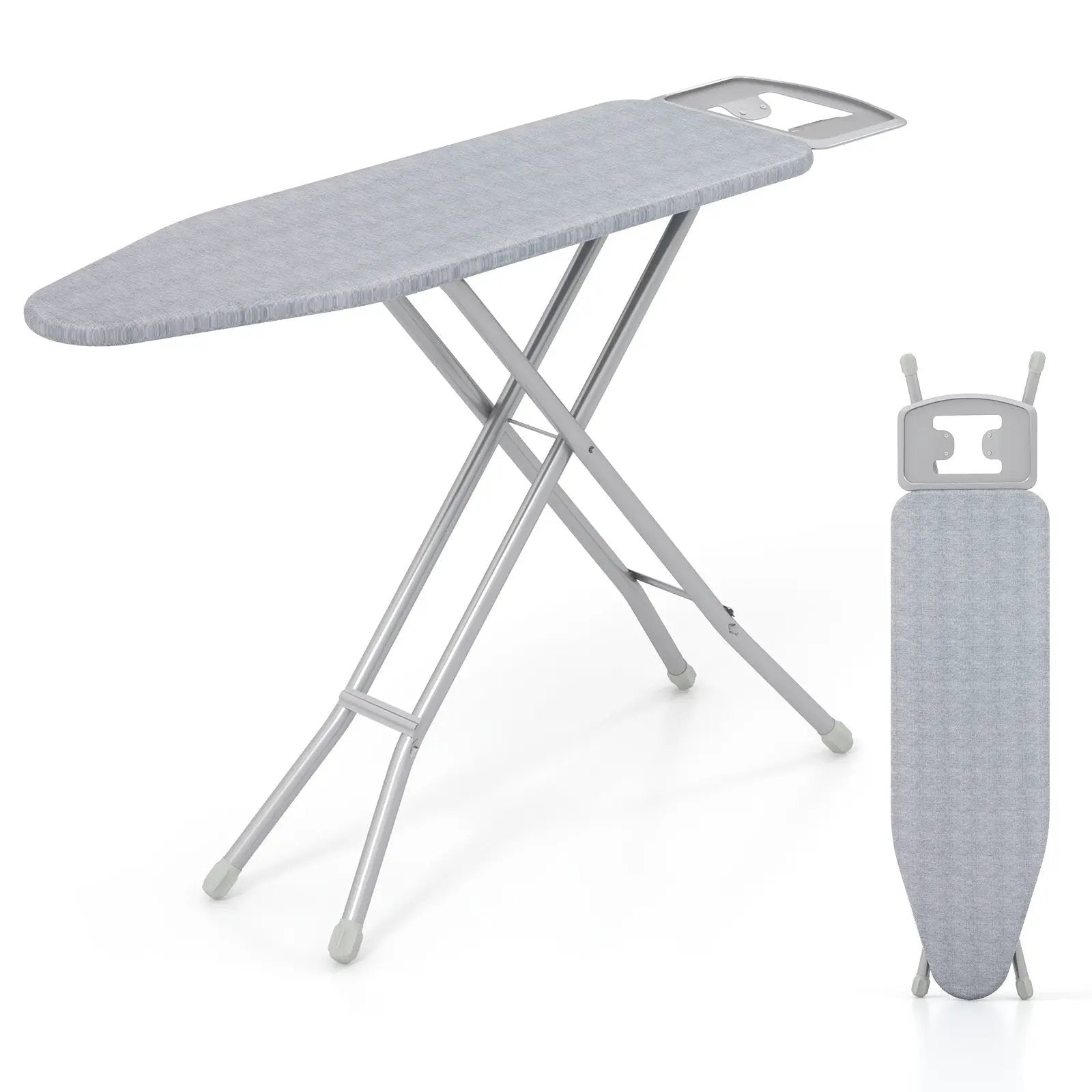 Full Size Ironing Board with Iron Rest and 7-Level Height by DirectDeals