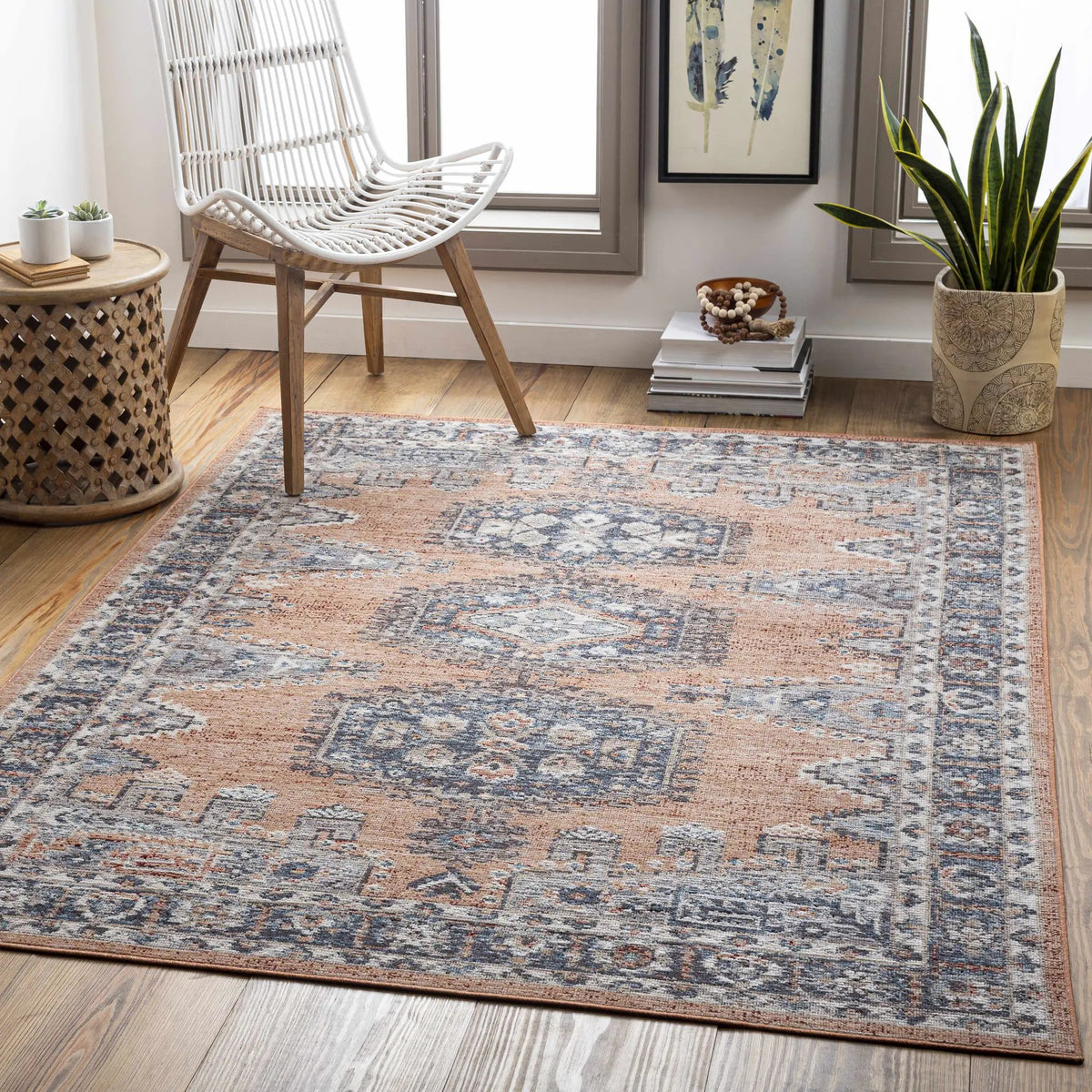 Fullarton Performance Outdoor Rug - Clearance, installed in a room