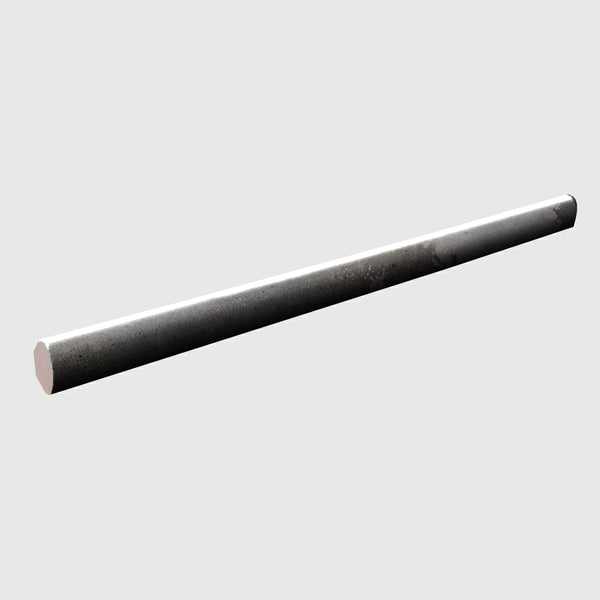 Fusion Antracite Polished Zellige Look Porcelain Moldings 1/18x10