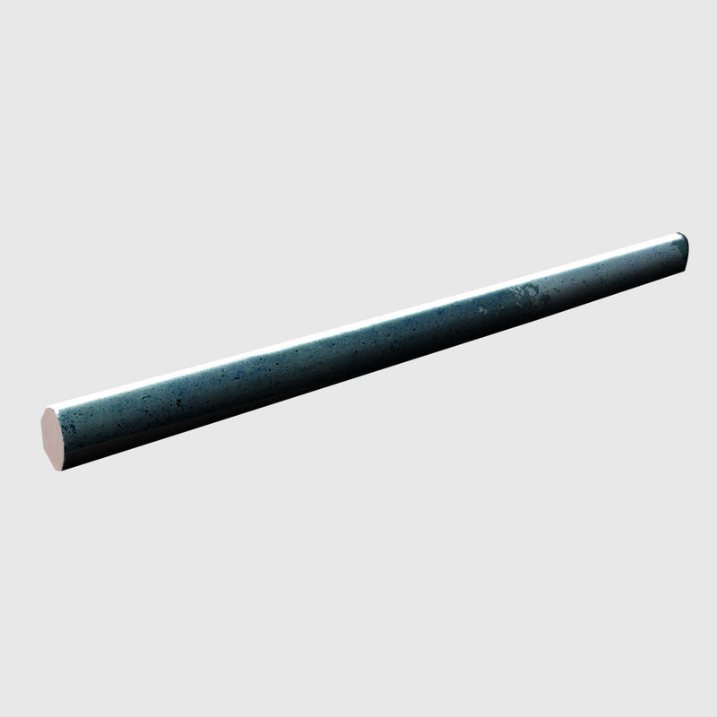 Fusion Blue Liner Polished Porcelain Polished 2x12 Moldings
