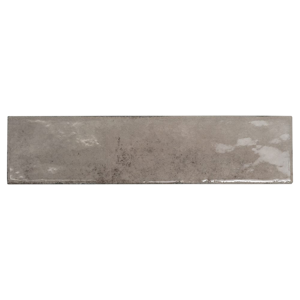 Fusion Grigio Polished Zellige Look Porcelain Tiles 2 1/2x10 Porcelain Polished 2x12 Tiles