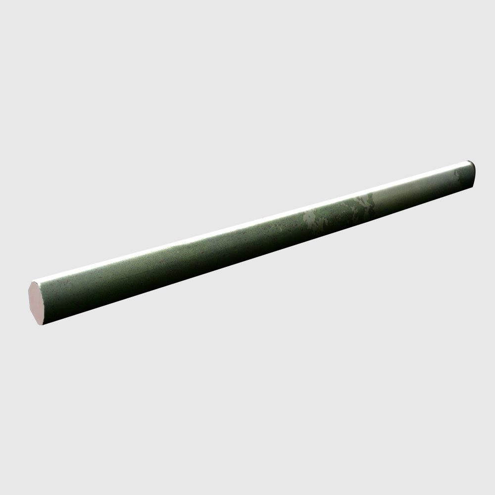 Fusion Smeraldo Liner Polished Porcelain Polished 2x12 Moldings