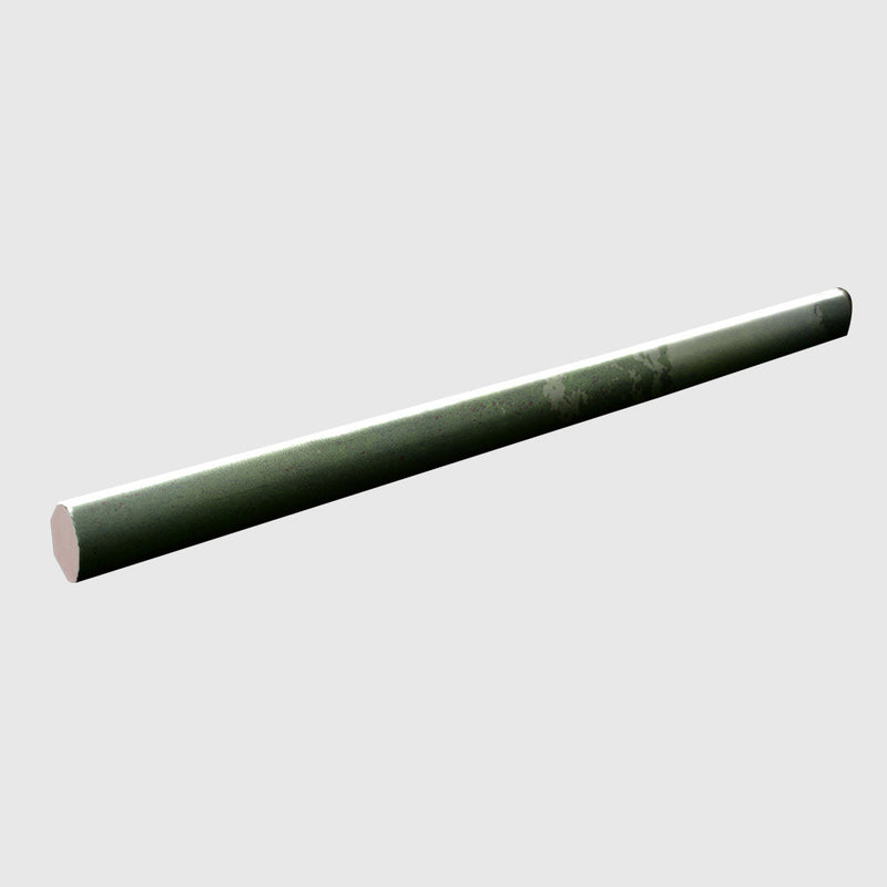 Fusion Smeraldo Liner Polished Porcelain Polished 2x12 Moldings