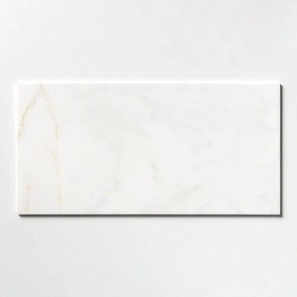 Fusion White Honed Marble Tiles 12x24
