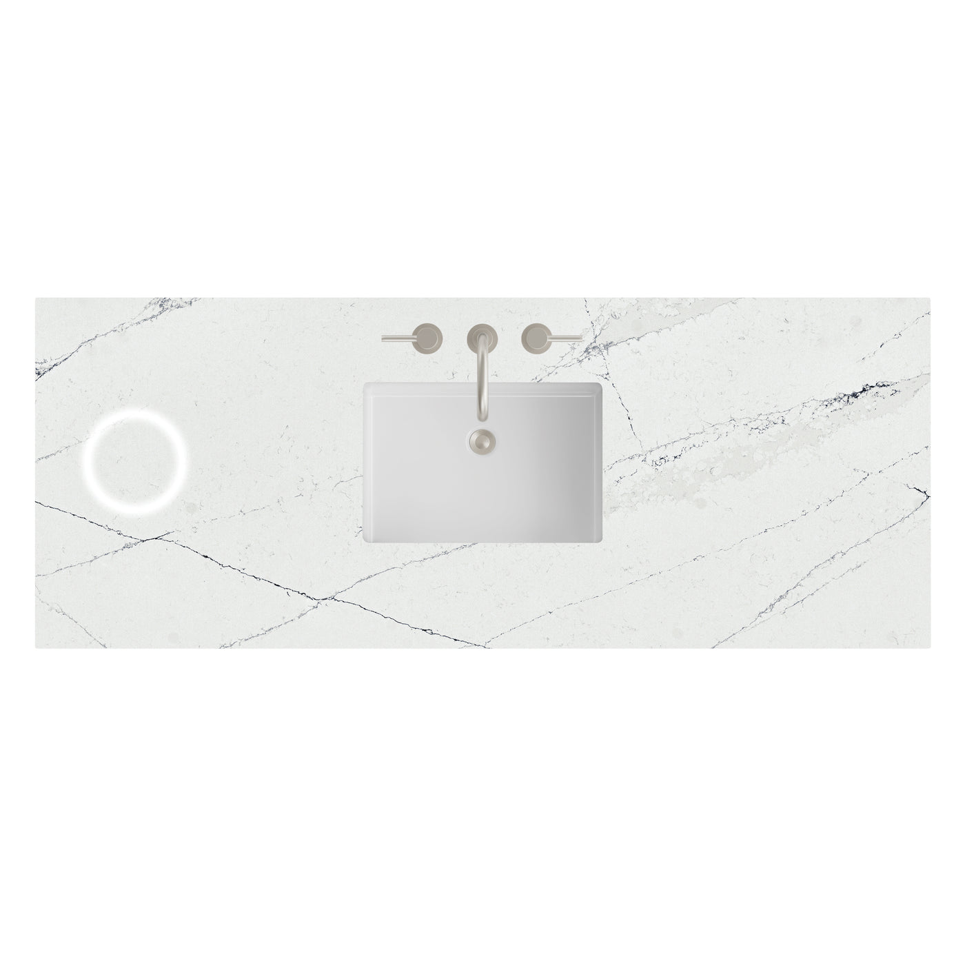 James Martin 60" Single Vanity Top with Ethereal Noctis (FreePower) countertop