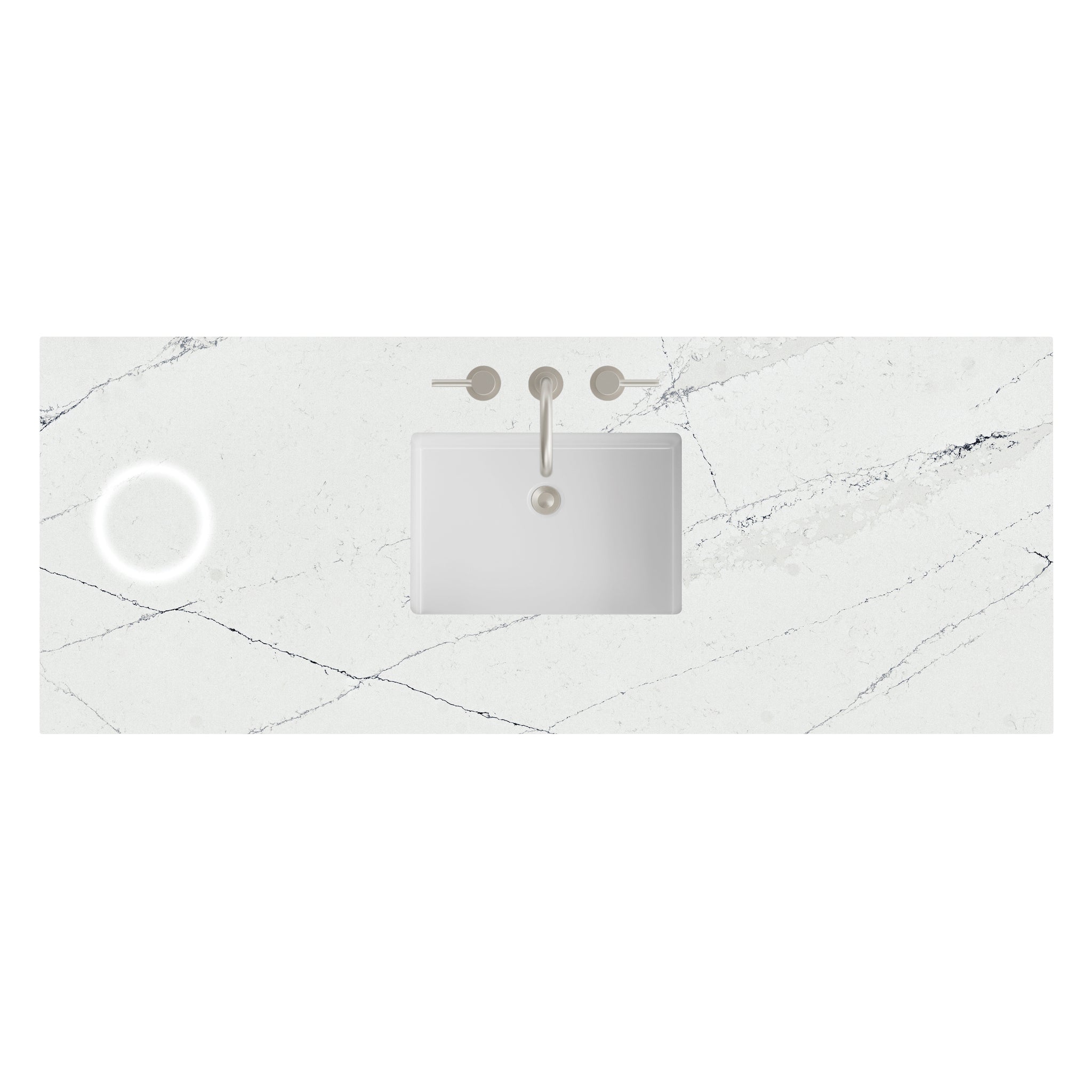 James Martin 60" Single Vanity Top with Ethereal Noctis (FreePower) countertop
