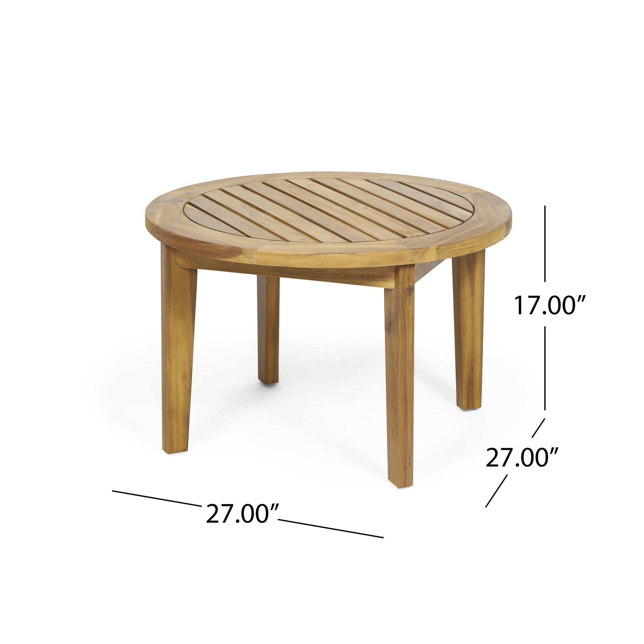 Outdoor Acacia Wood Patio Coffee Table by HouseOfZazla