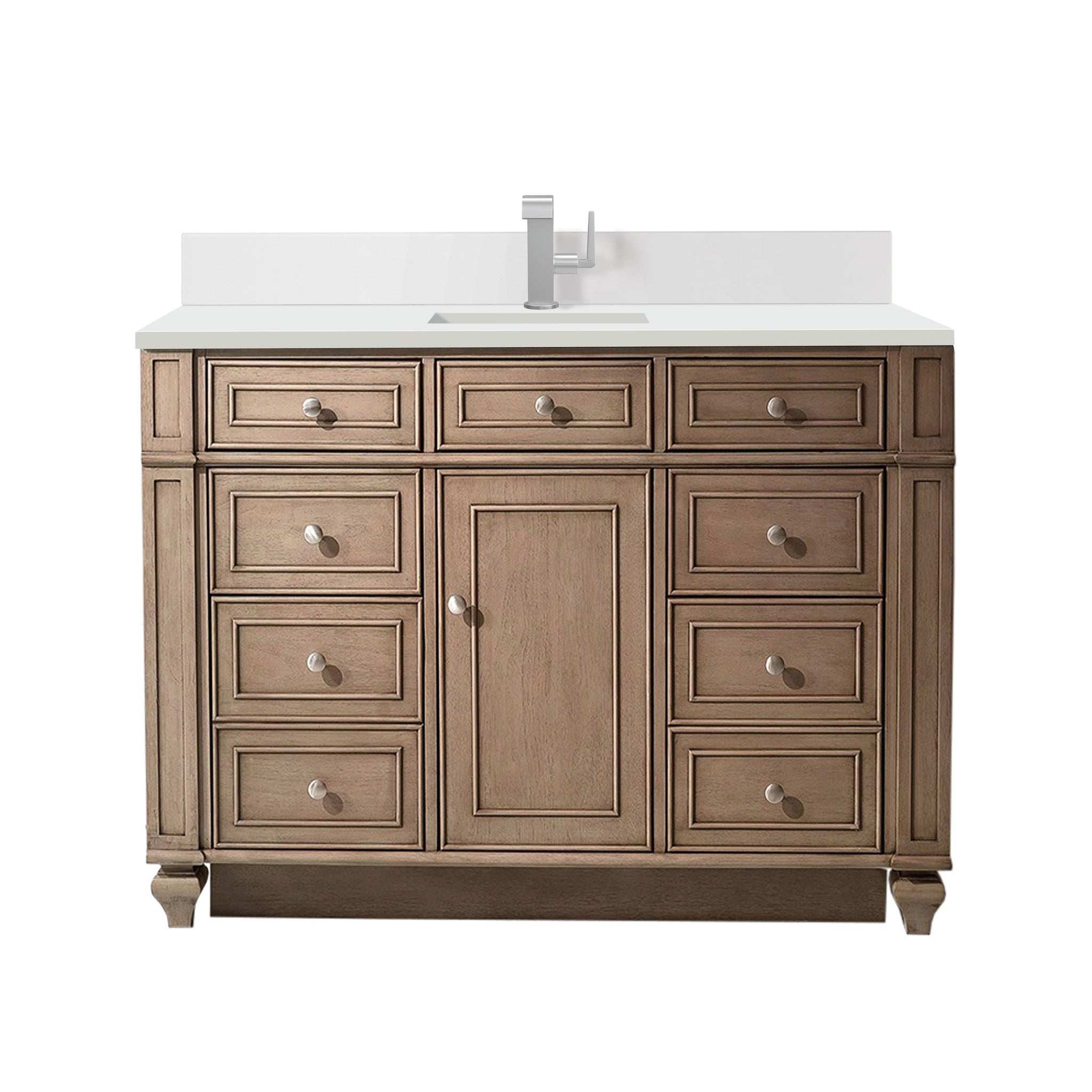 James Martin Bristol 48" Single Bathroom Vanity, Whitewashed Walnut, view 39