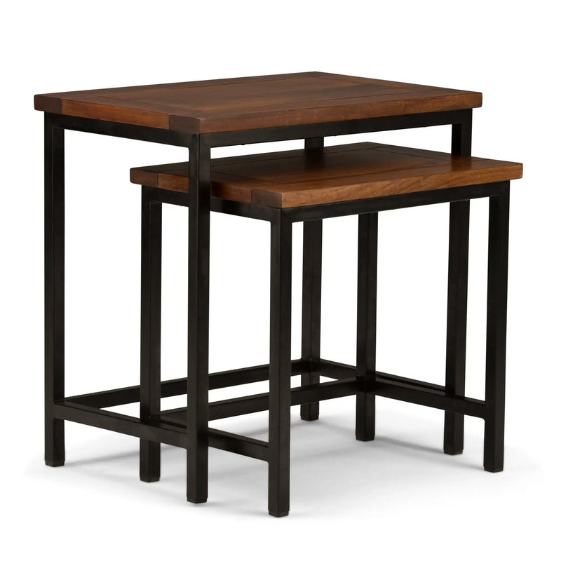 Skyler - 2 Pc Nesting Side Table - Dark by HouseOfZazla