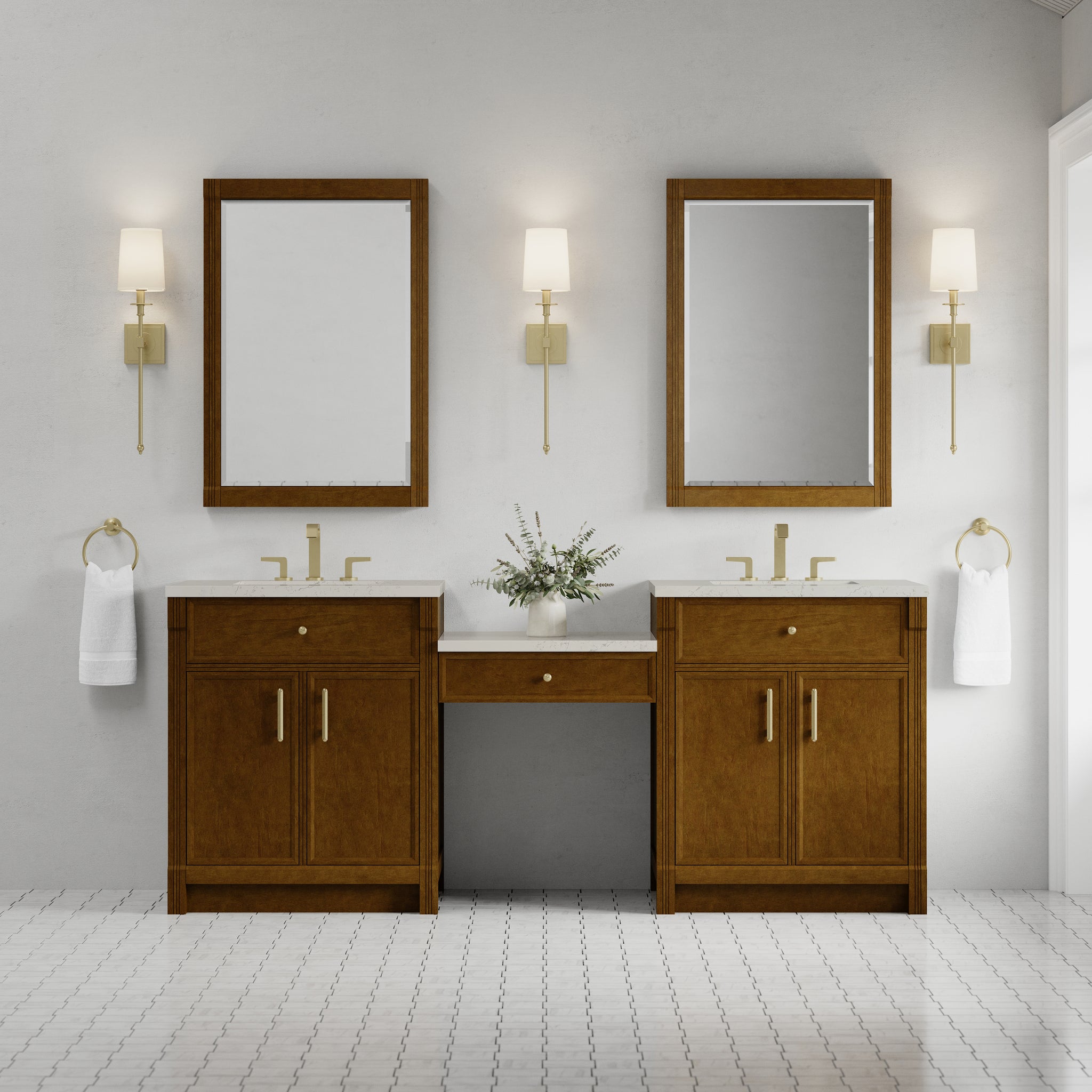 James Martin Bellshire 84" Double Bathroom Vanity, Honey Oak, view 36