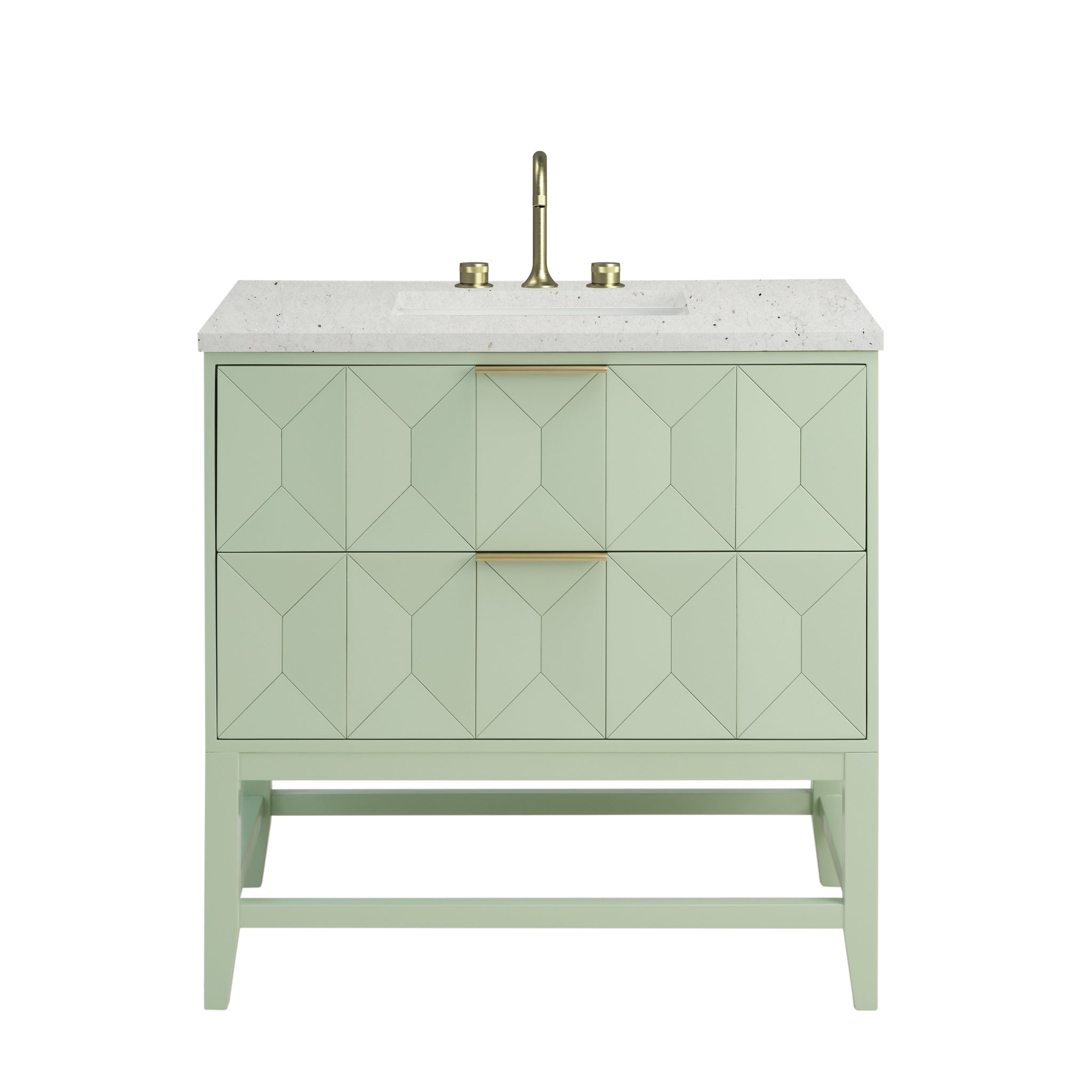 James Martin Emmeline 36" Single Bathroom Vanity, Pistachio, view 23