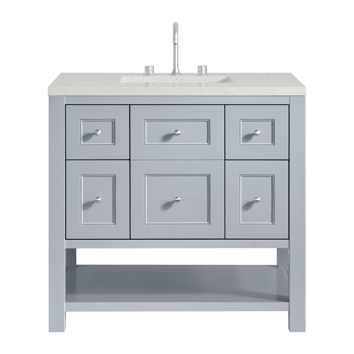 James Martin Breckenridge 36" Single Bathroom Vanity, Serenity Blue, view 22