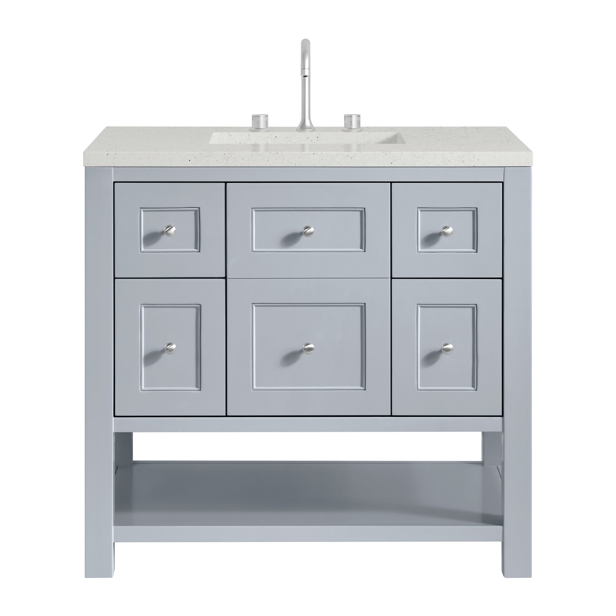 James Martin Breckenridge 36" Single Bathroom Vanity, Serenity Blue, view 22