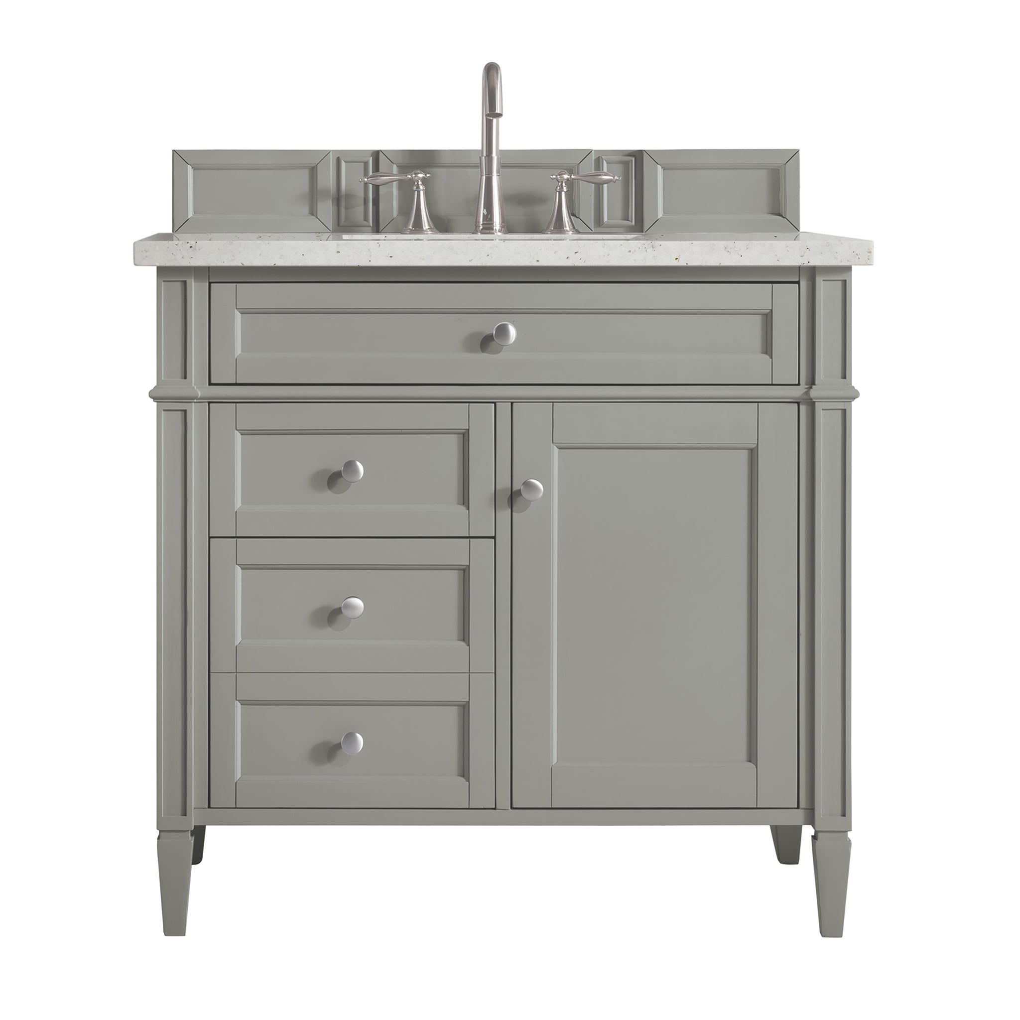 James Martin Brittany 36" Single Bathroom Vanity, Urban Gray, view 16