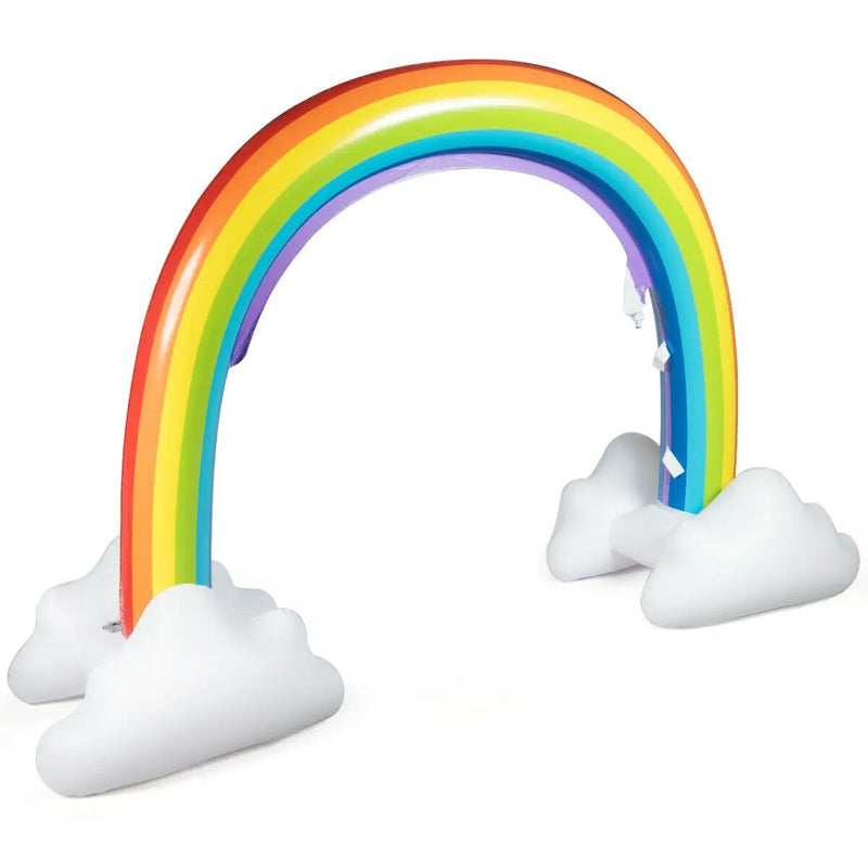 Inflatable Rainbow Sprinkler Backyard Games Outside Water Toy Yard by DirectDeals