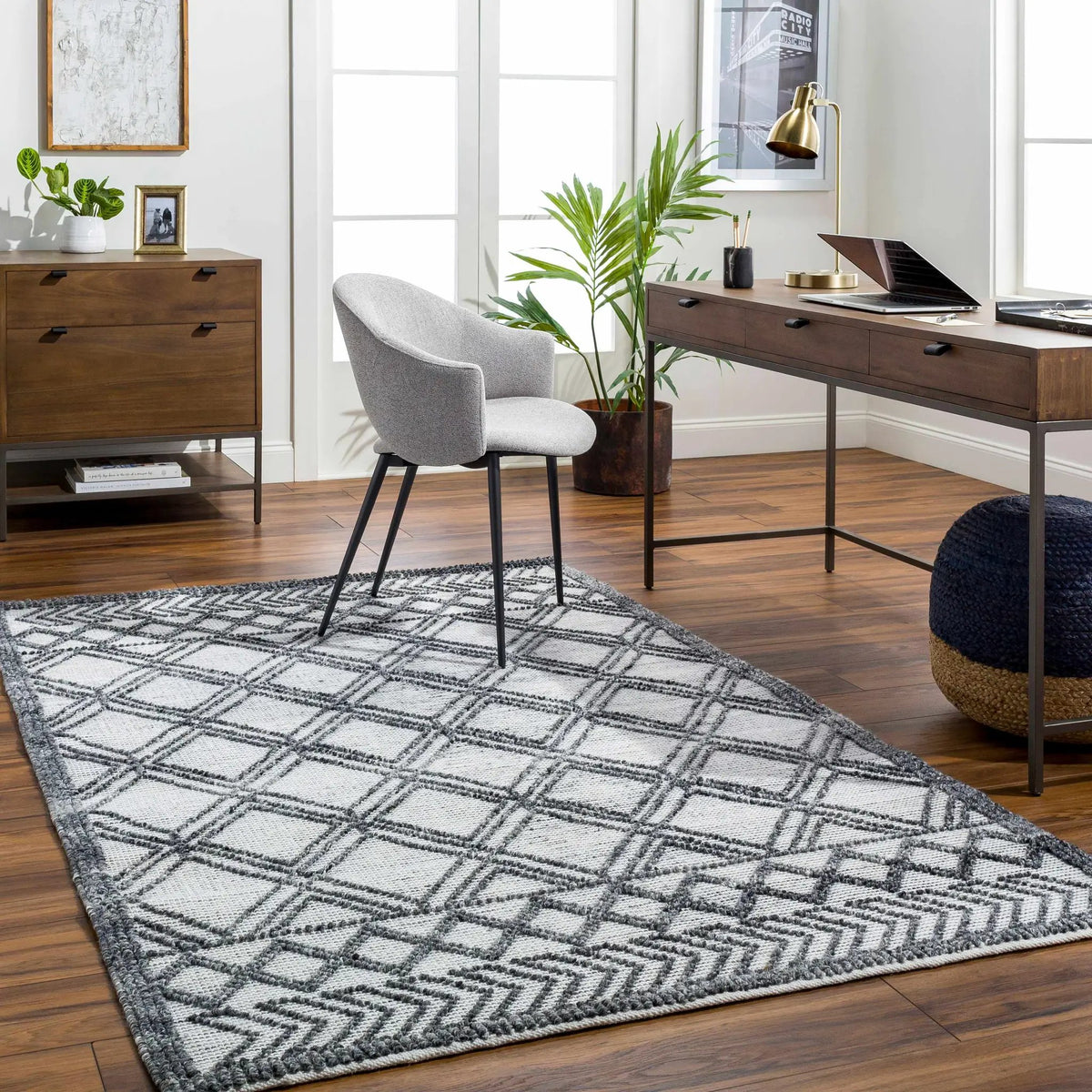 Gada Area Rug - Clearance, installed in a room
