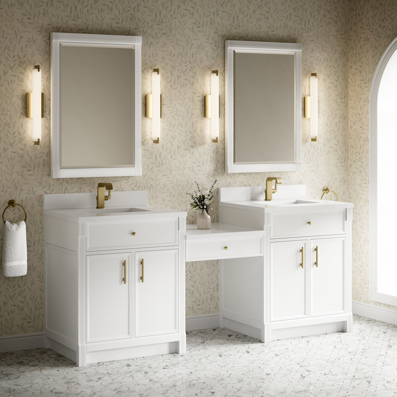 James Martin Bellshire 84" Single Bathroom Vanity, Bright White, view 4