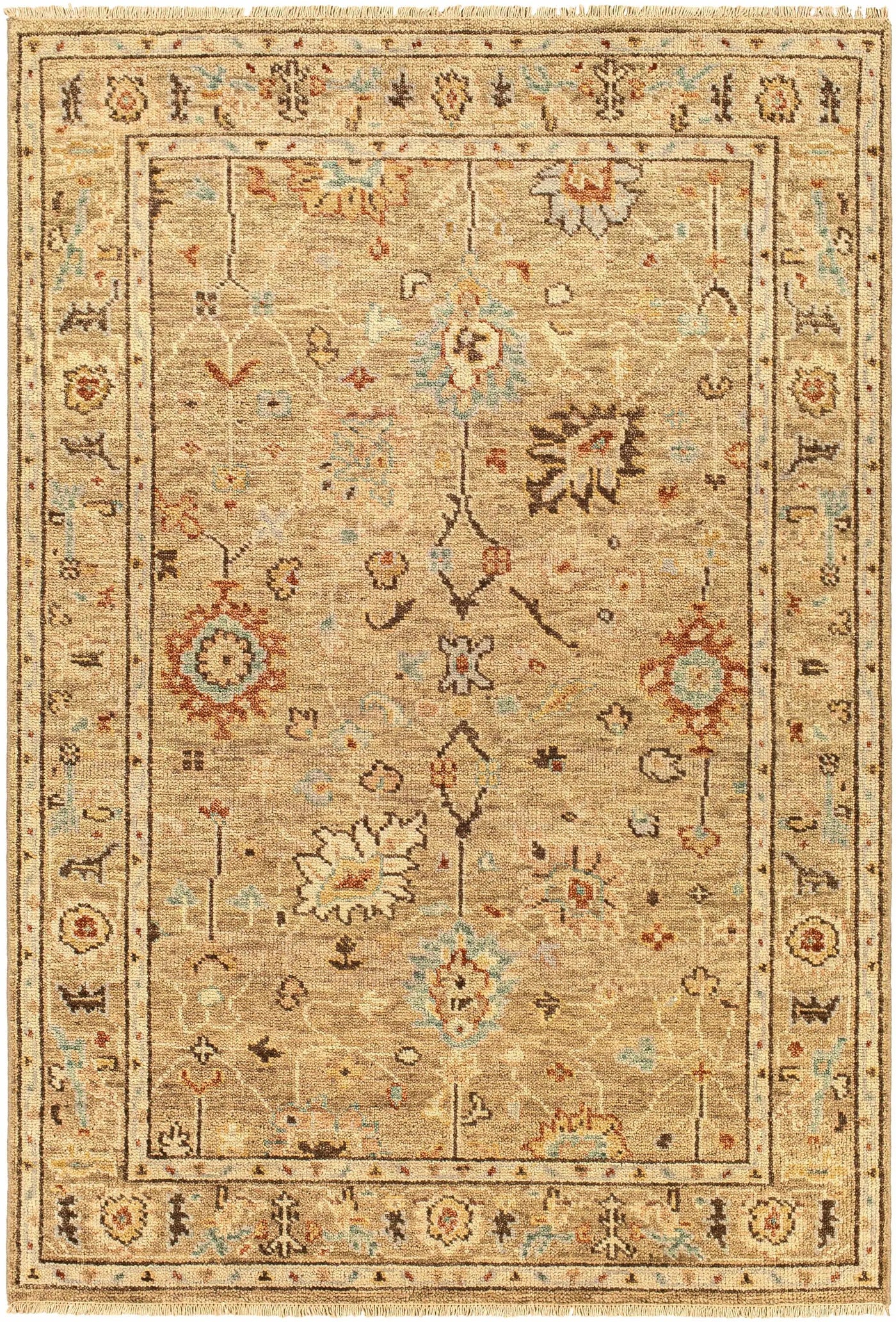 Gammad Hand Knotted Wool Area Rug - Clearance by Boutique Rugs