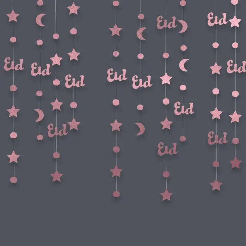 Garland - Glitter Gold Star Streamer by House Of Avana