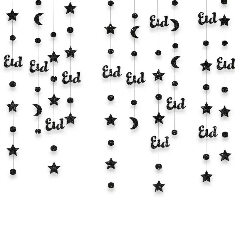 Garland - Glitter Gold Star Streamer by House Of Avana