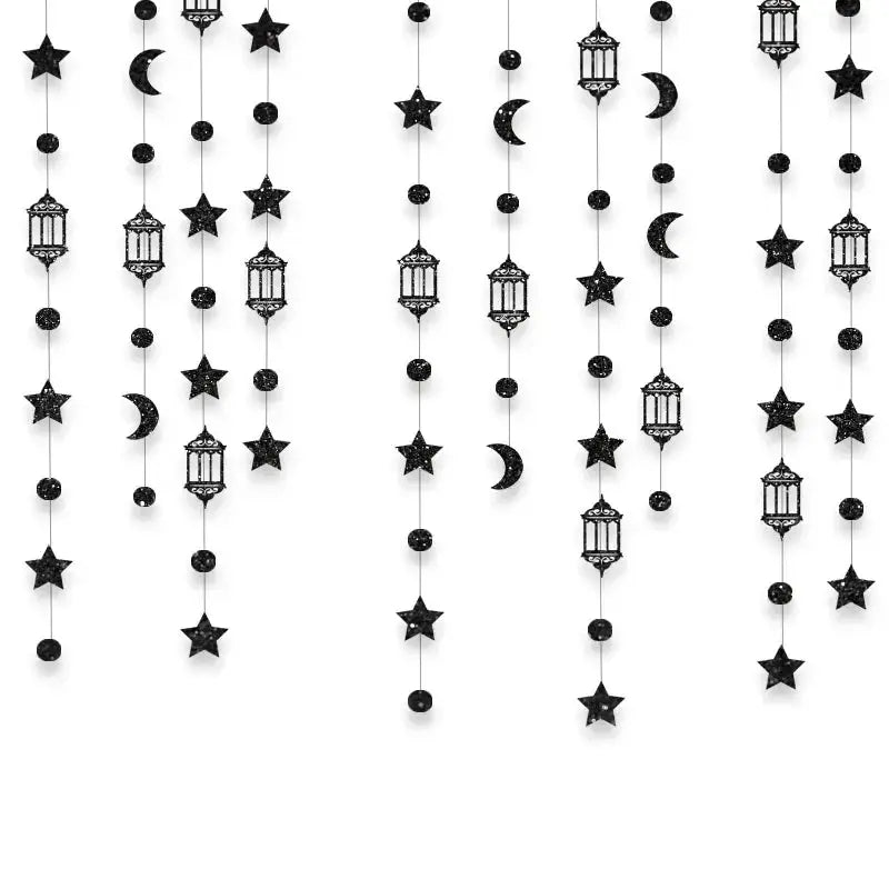 Garland - Glitter Gold Star Streamer by House Of Avana