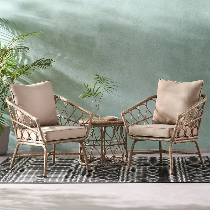 Bruce 3Pc Chat Set by HouseOfZazla