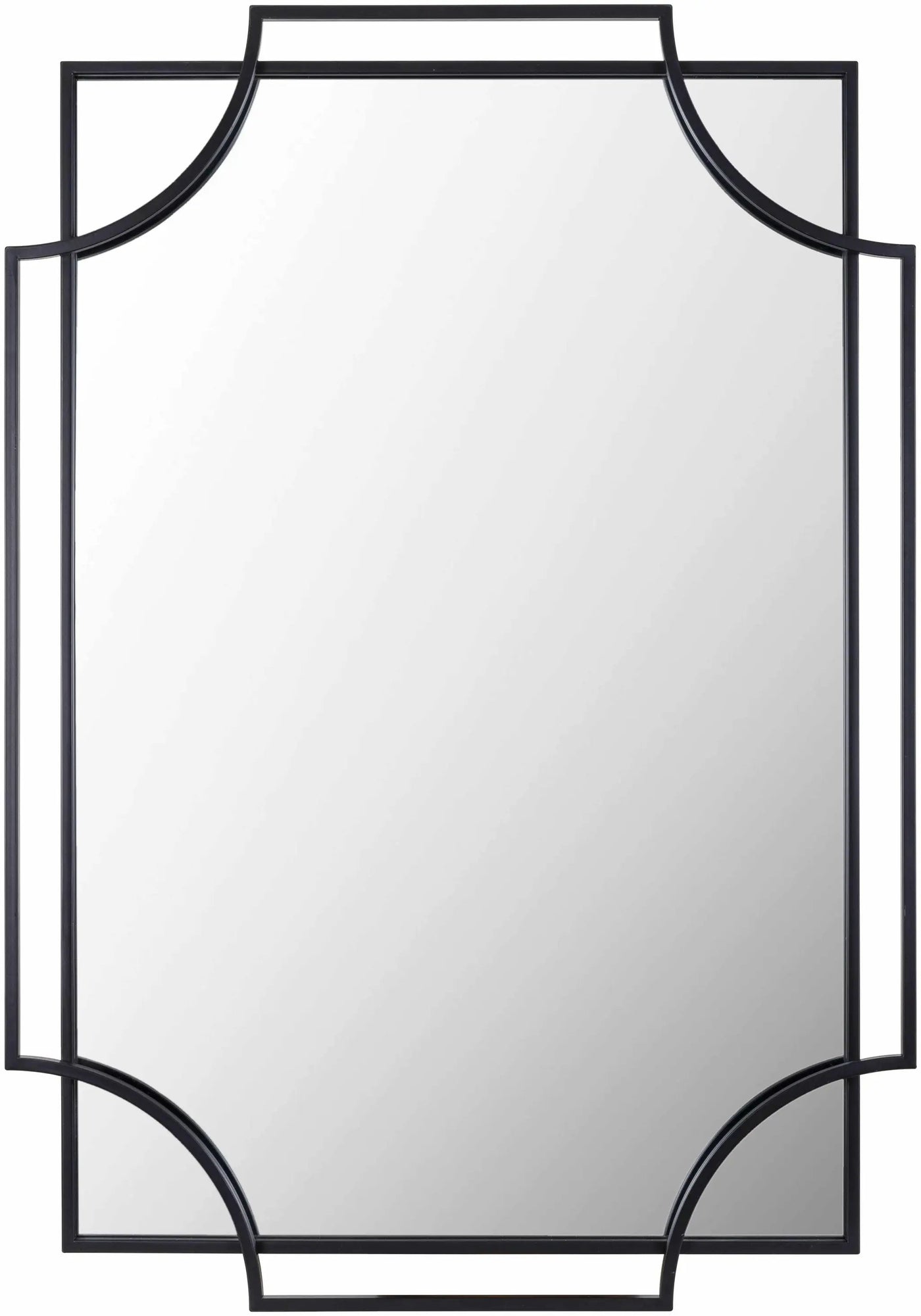 Golasecca Black Frame Mirror - Clearance by Boutique Rugs
