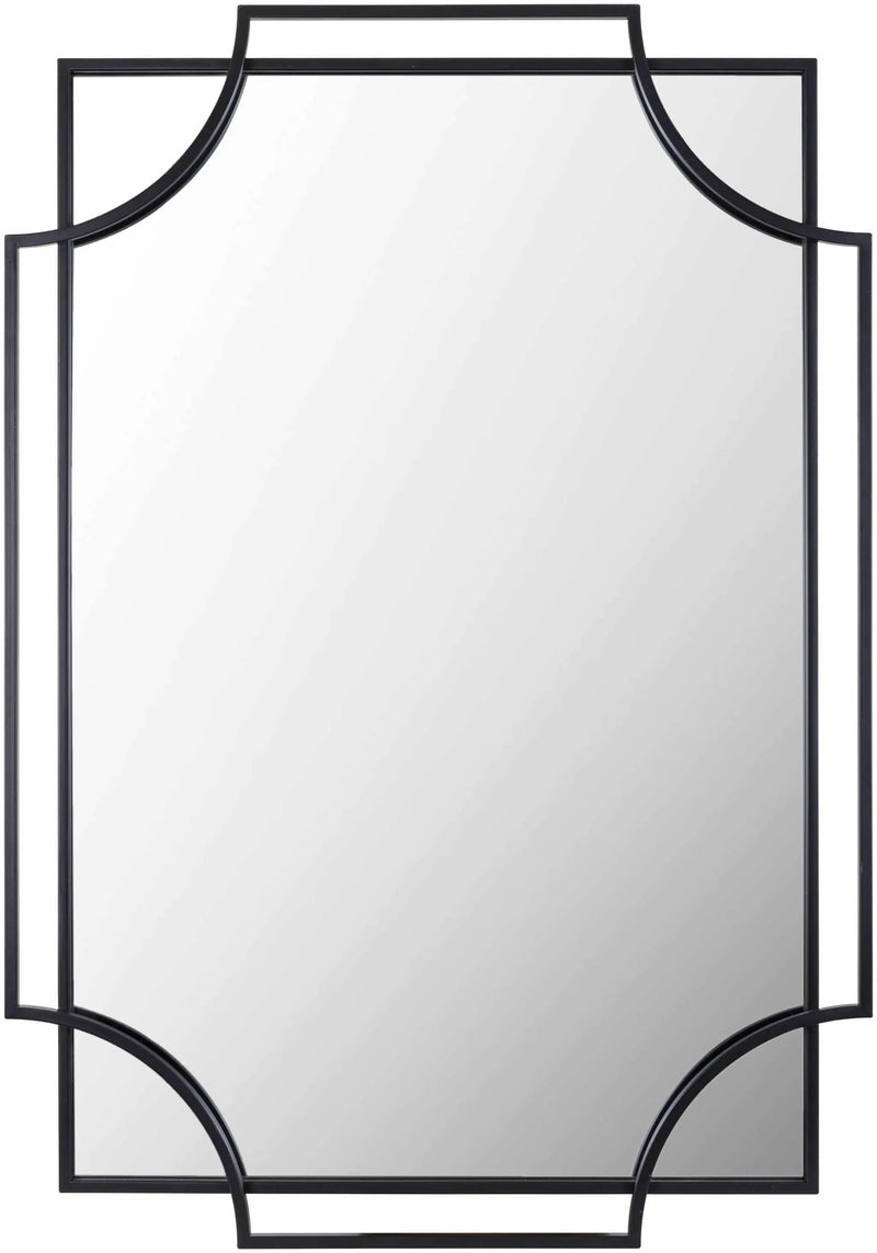 Golasecca Black Frame Mirror - Clearance by Boutique Rugs