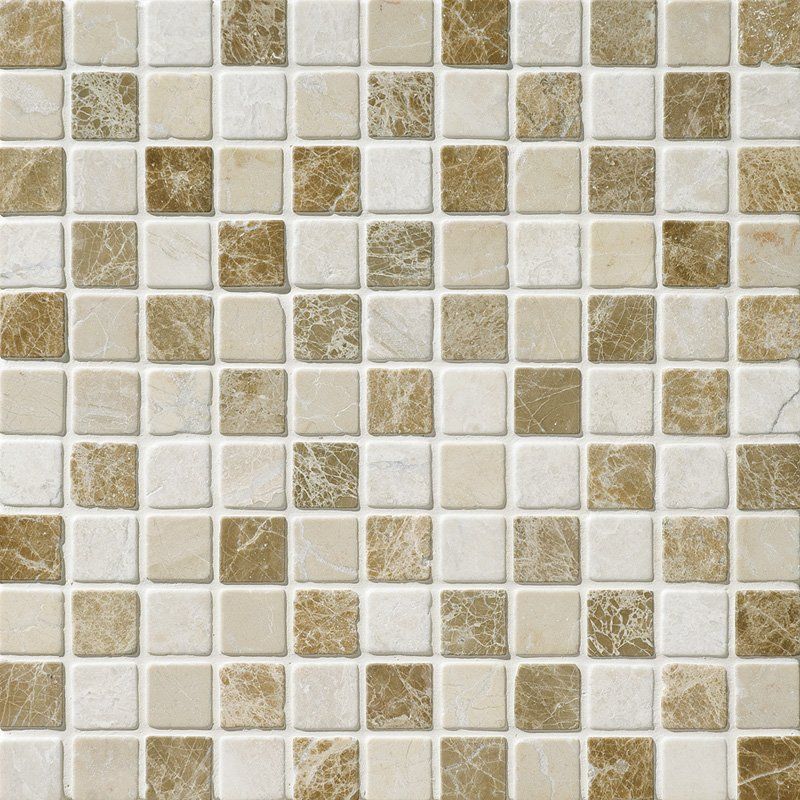 Geneve Tumbled 1x1 Marble Mosaics 12x12 Marble Tumbled 12x12 Mosaics