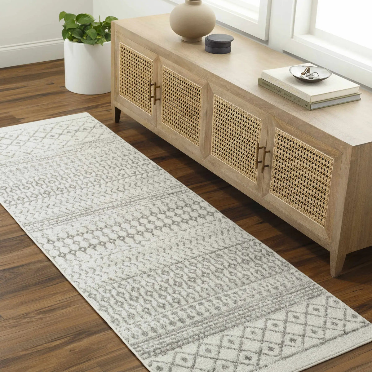 Genji Area Rug, installed in a room 2