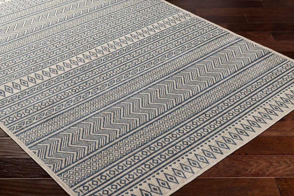 Madras Ink All Over Performance Outdoor Rug, photo 4 of 9