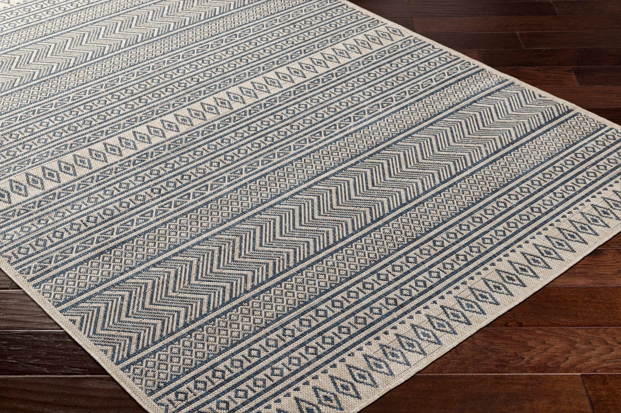 Madras Ink All Over Performance Outdoor Rug by Boutique Rugs