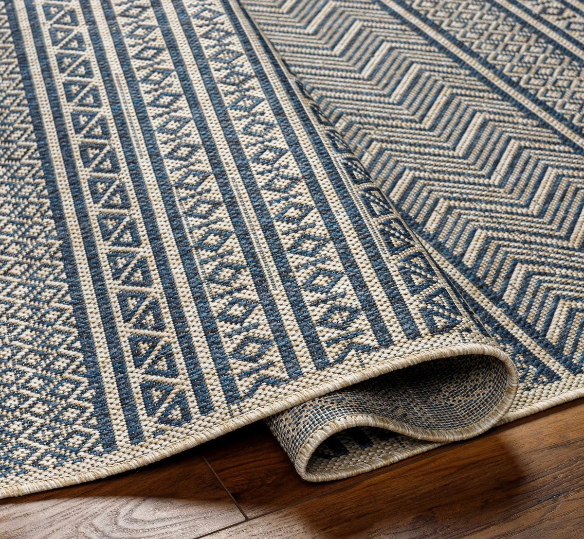 Madras Ink All Over Performance Outdoor Rug, photo 5 of 9