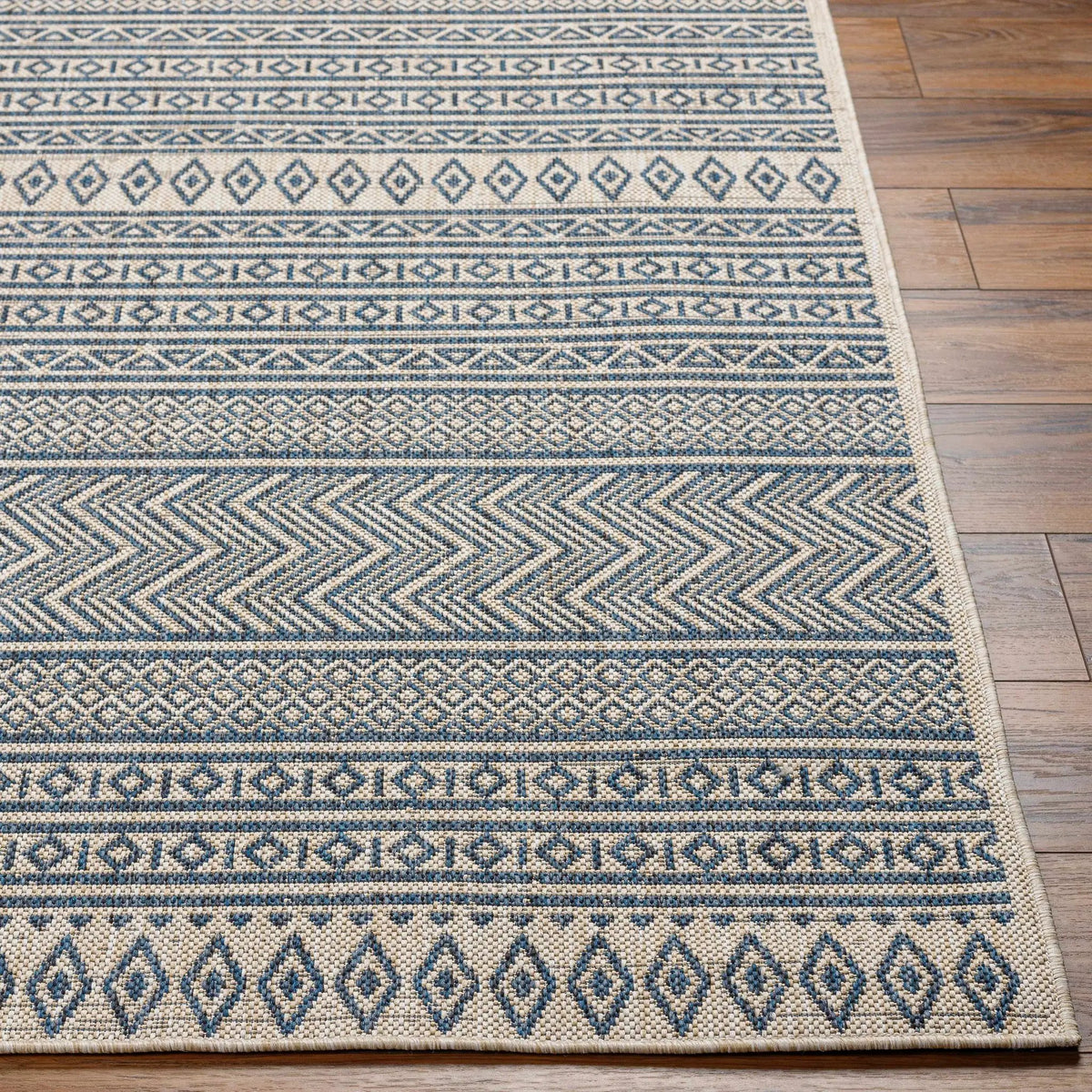 Madras Ink All Over Performance Outdoor Rug, photo 3 of 9