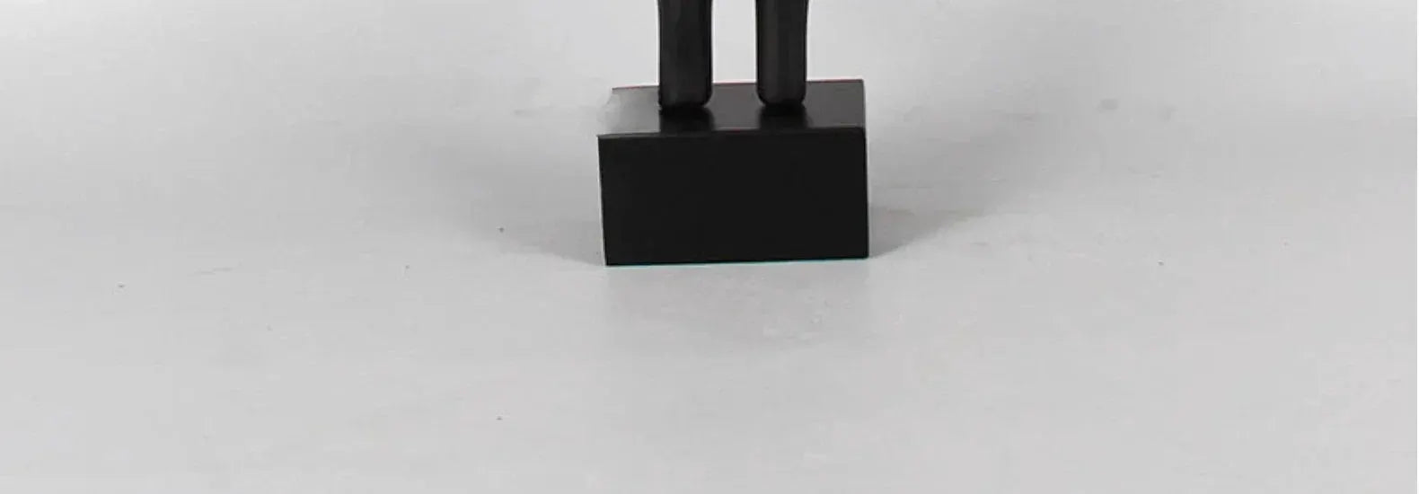Modern Abstract Black Sculpture Statue for Contemporary Home Decor by House Of Avana