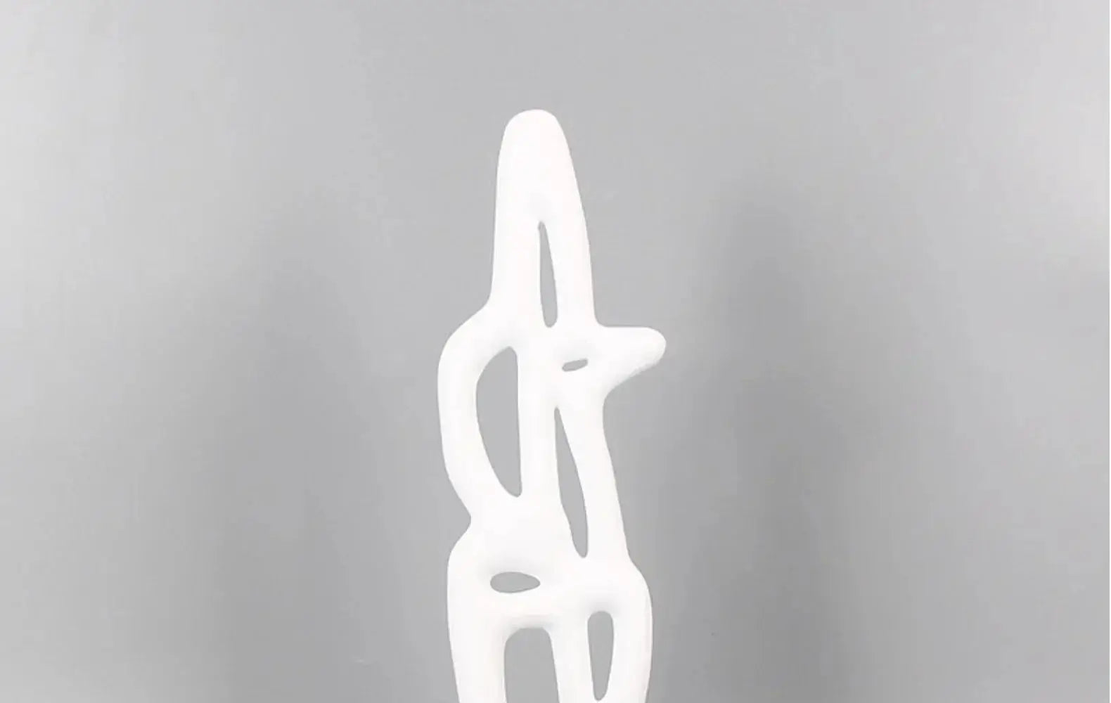 Modern Abstract Black Sculpture Statue for Contemporary Home Decor by House Of Avana