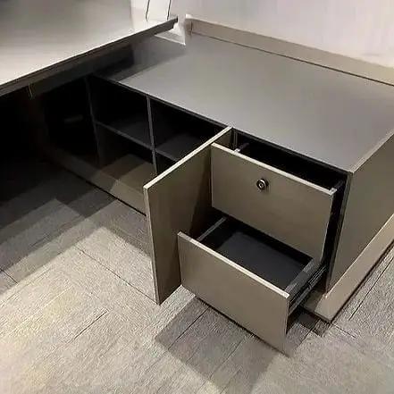 Frazer · Modern L-Shaped Executive Desk by Arc Grove